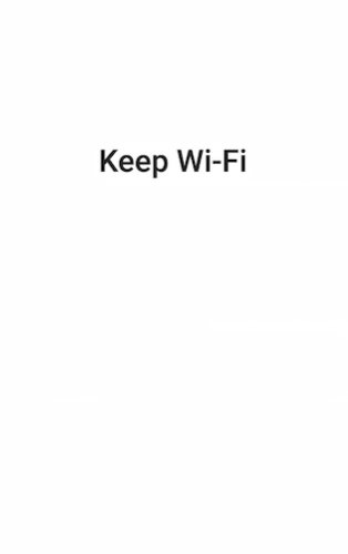 download Keep WiFi apk